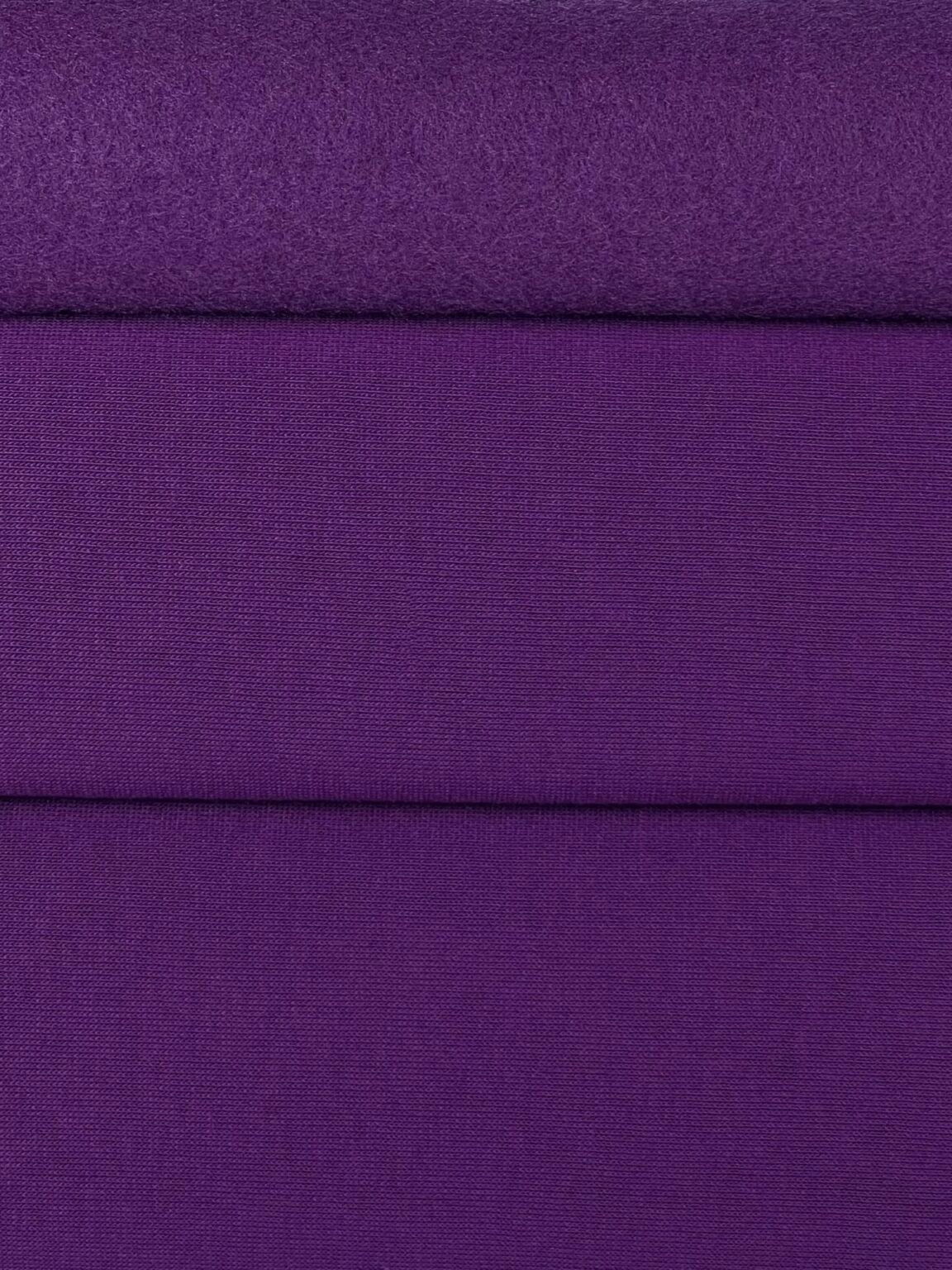 Trisiūlis kilpinis trikotažas su pūkeliu PENYE violetinės spalvos (PT05)