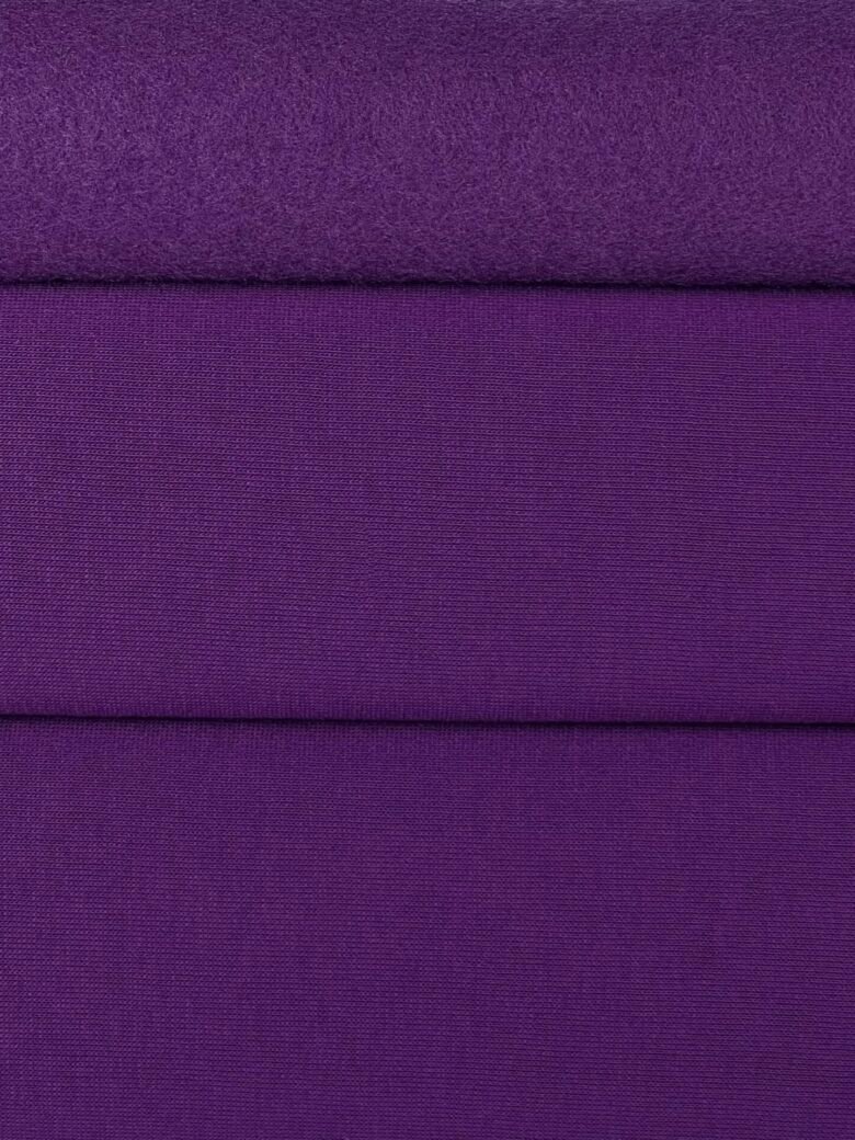 Trisiūlis kilpinis trikotažas su pūkeliu PENYE violetinės spalvos (PT05)