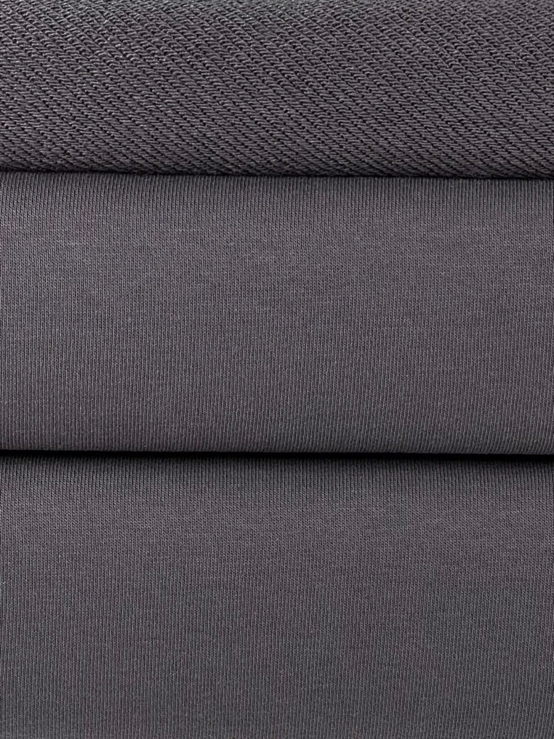 „Diagonal“ trisiūlis kilpinis trikotažas „Dark Grey“ spalvos (KD23)
