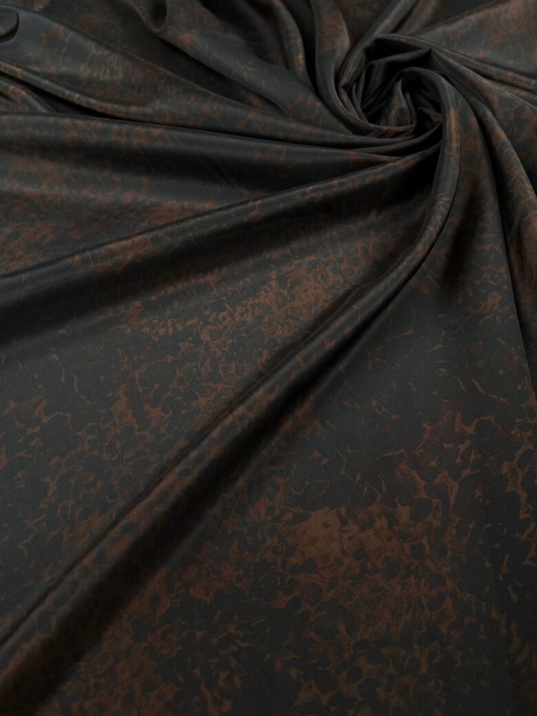 Itališkas pamušalinis audinys „Dark Chocolate“