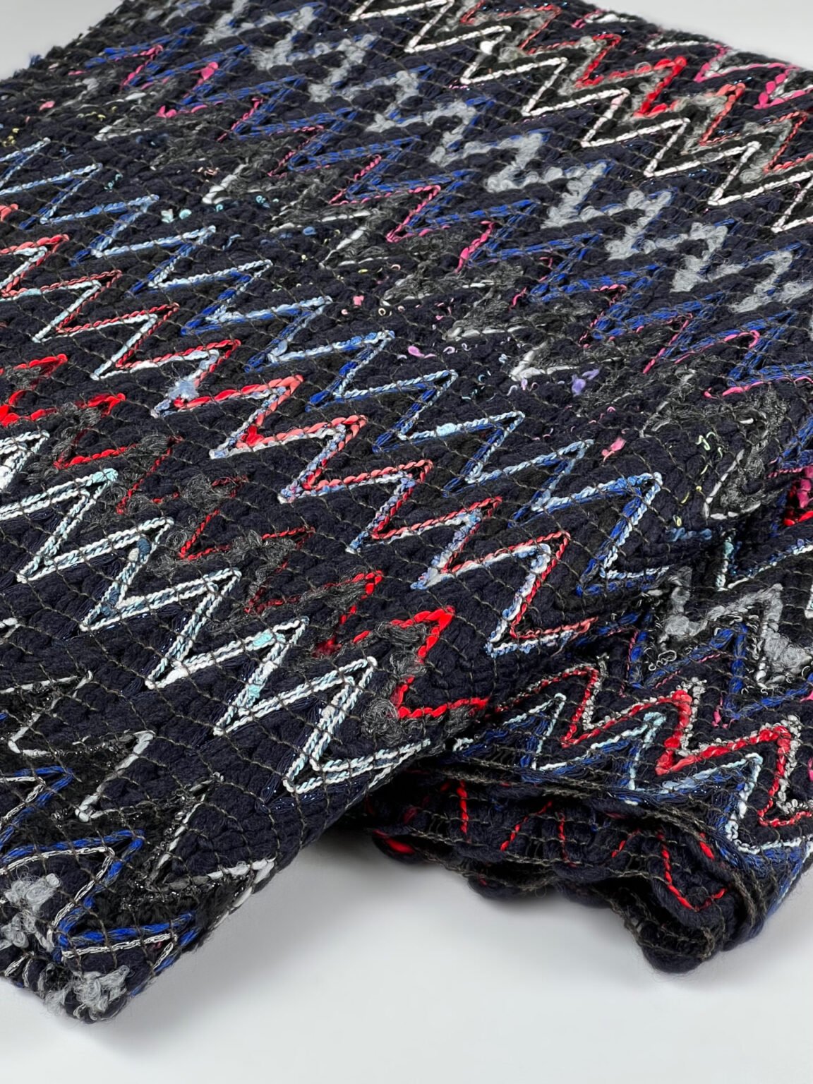 Itališkas vilnos tvidas „Zigzag Luxe“