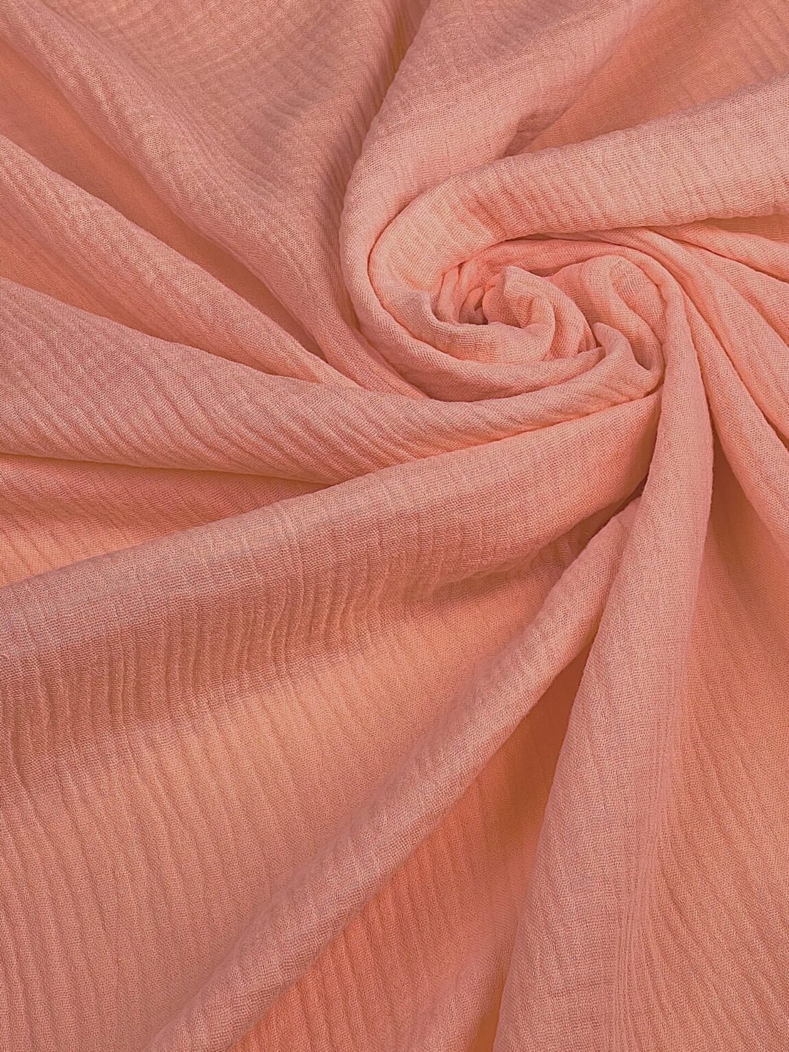 Muslinas „Light Peach“ spalvos