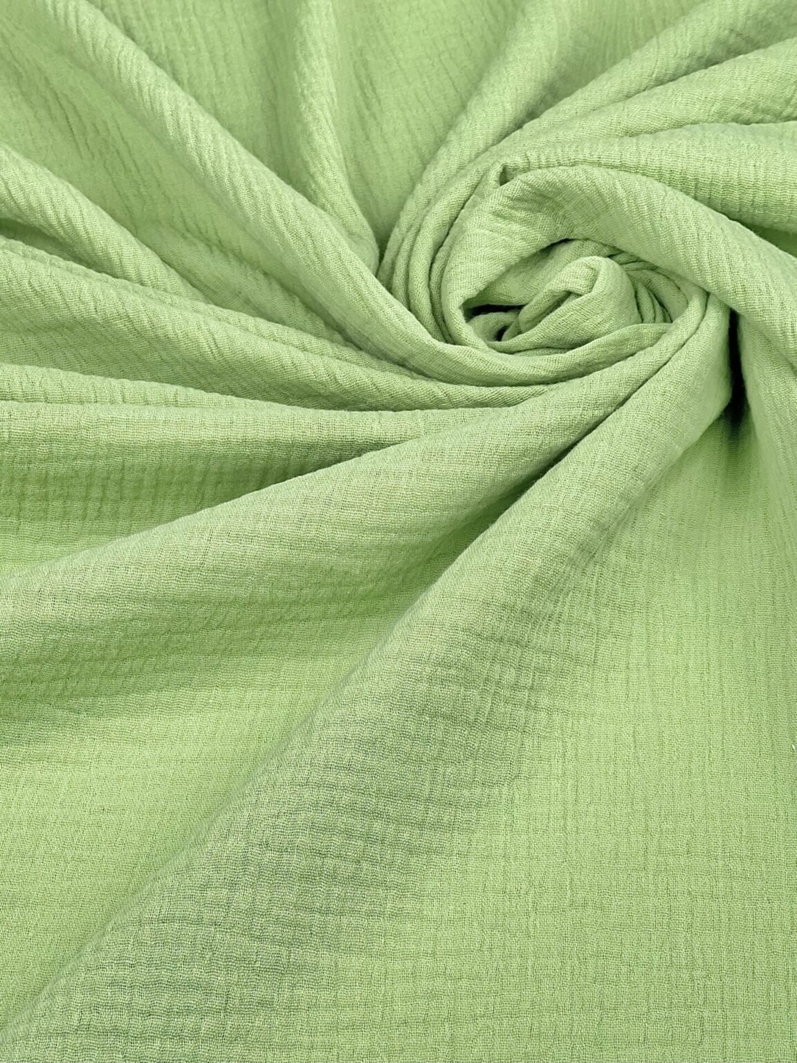 Muslinas „Pear Green“ spalvos