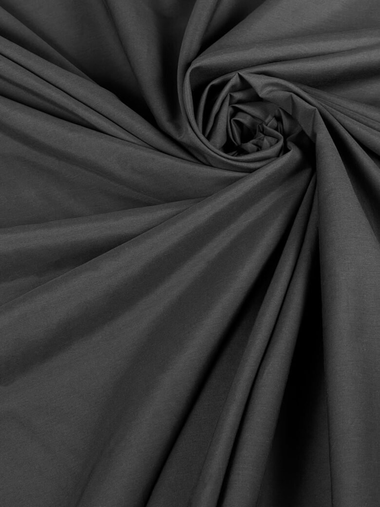 Pamušalinis matinis audinys „Night Grey“ spalvos