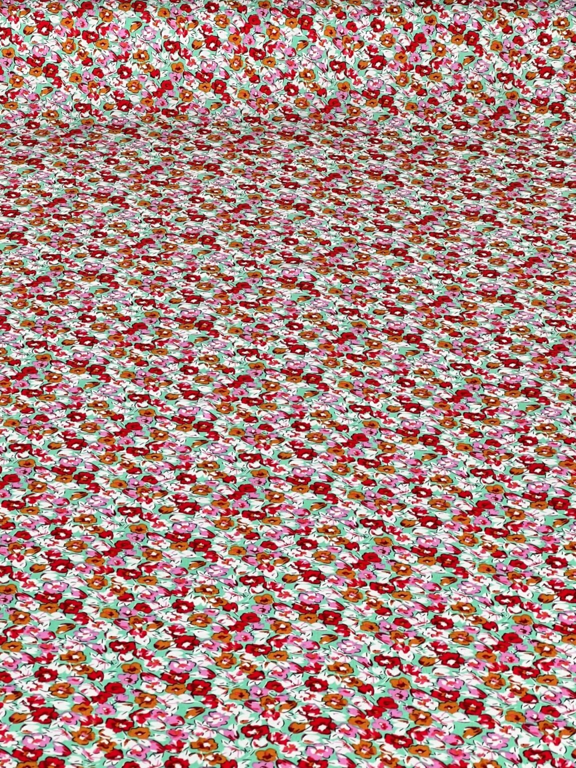 Suknelinis viskozės audinys „Summer Meadow“