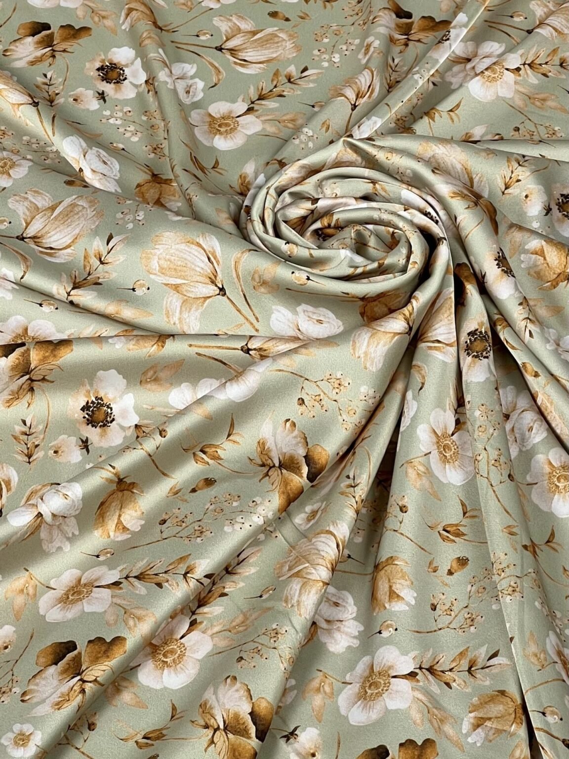 Шелк Armani (сатин) «Vintage Soft Green»
