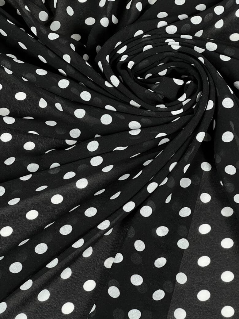 Šifonas „Midnight Dots“