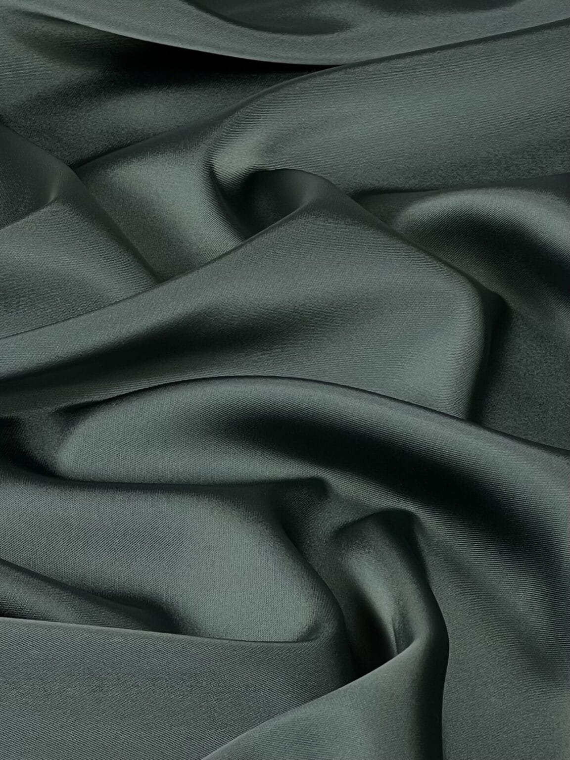 Dvipusis satinas su elastanu „Dark Mineral“ spalvos