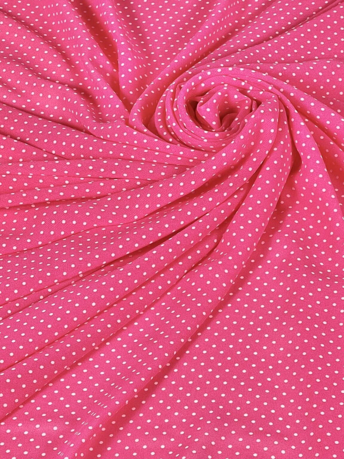 Šifonas „Neon Pink Dots“