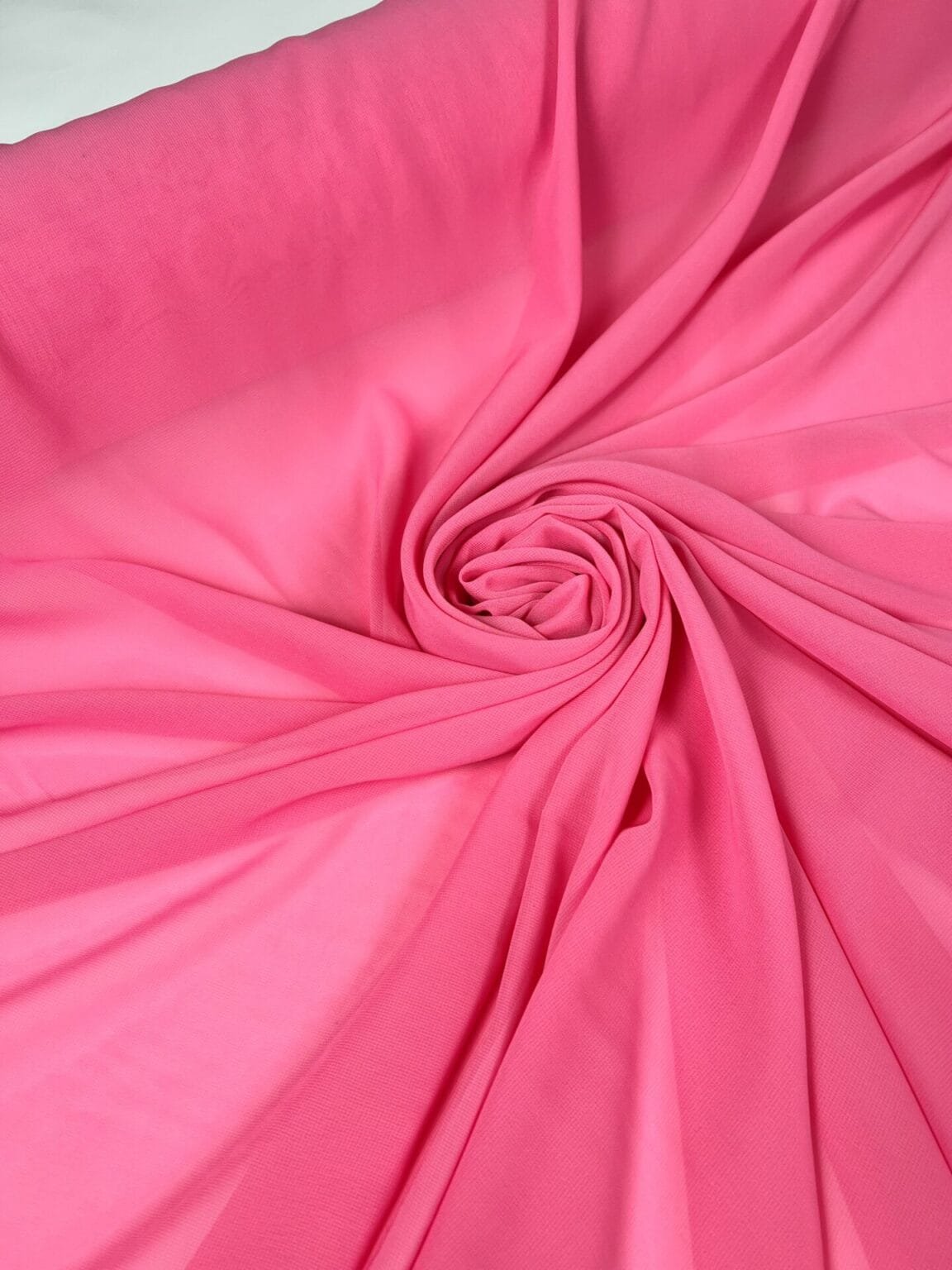 Vienspalvis šifonas „Pink“