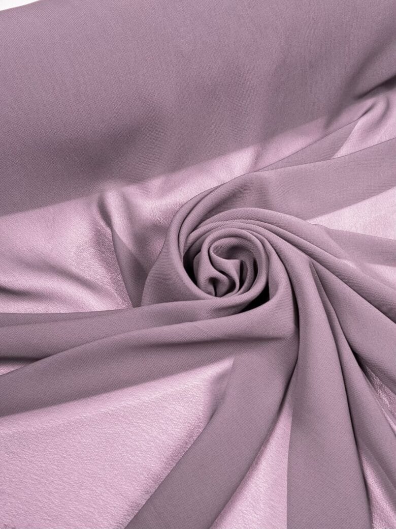 Однотонный шифон "Dusty Mauve"