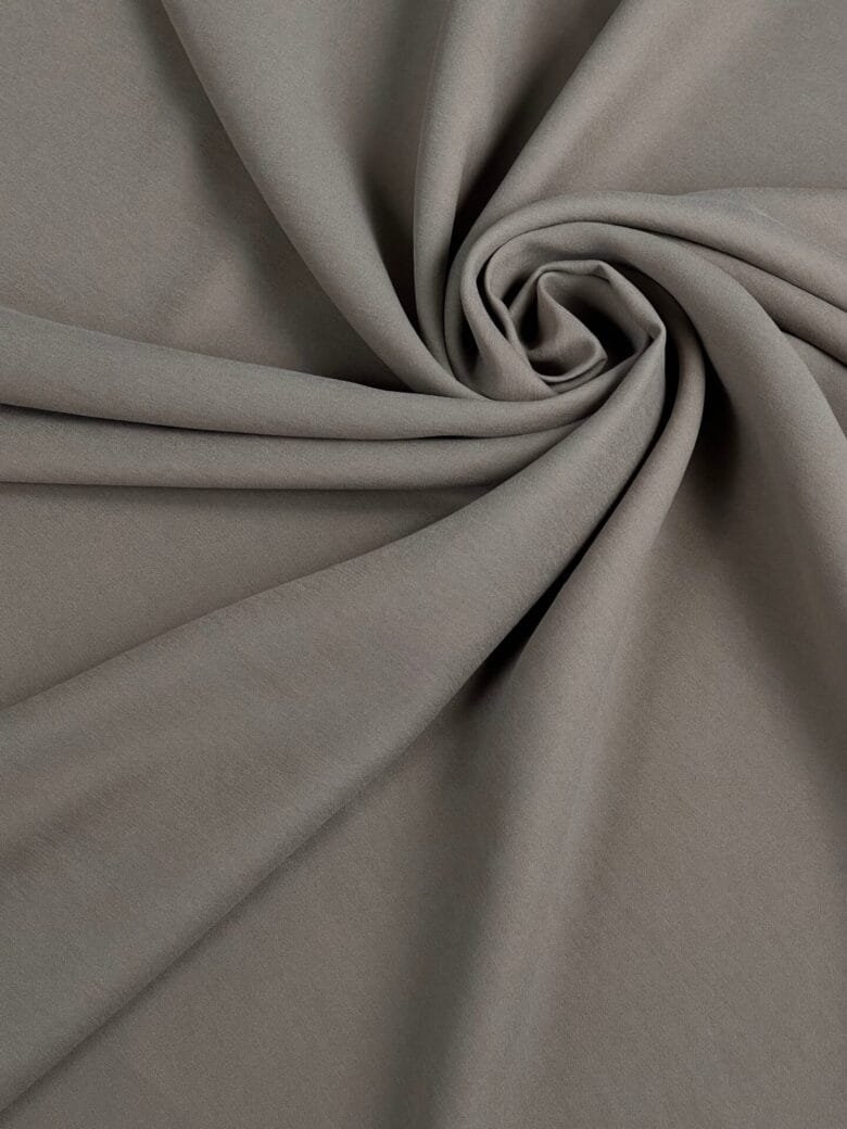 Cupro (kupro) audinio imitacija „Taupe“