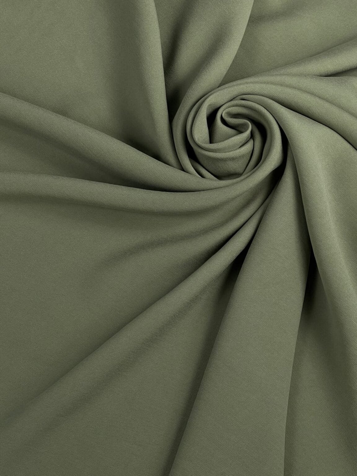 Cupro (kupro) audinio imitacija „Moss Green“