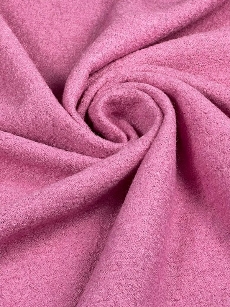 „Garintos vilnos“ ir medvilnės tamprus trikotažas „Baby Pink“