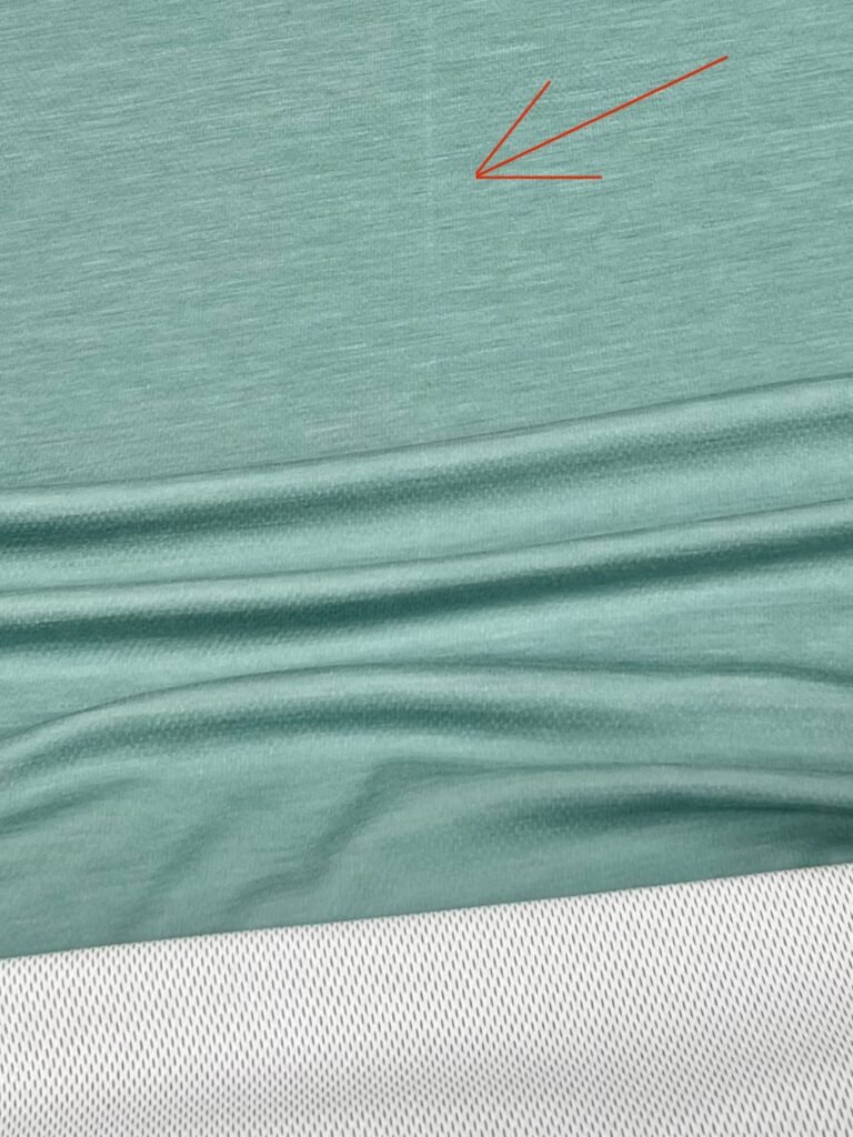 Merino vilnos ir poliesterio elastingas trikotažas (premium kokybė) mėtinės spalvos 018 (SU BROKU)
