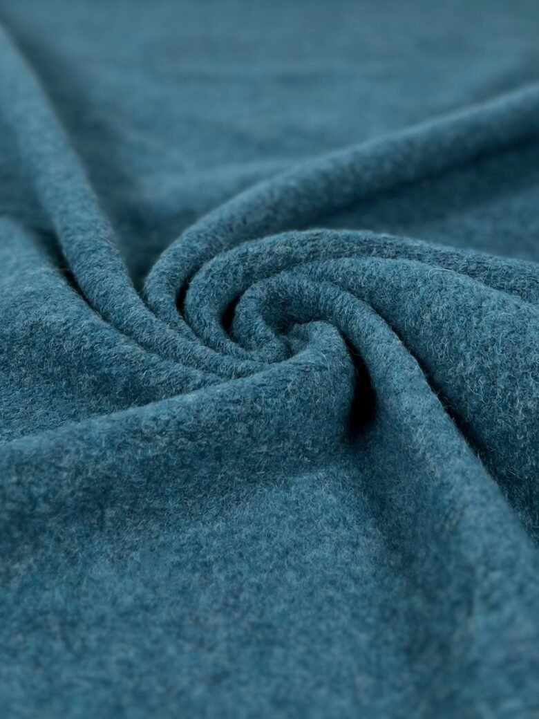Merino vilnos storas trikotažas „Lyons Blue“
