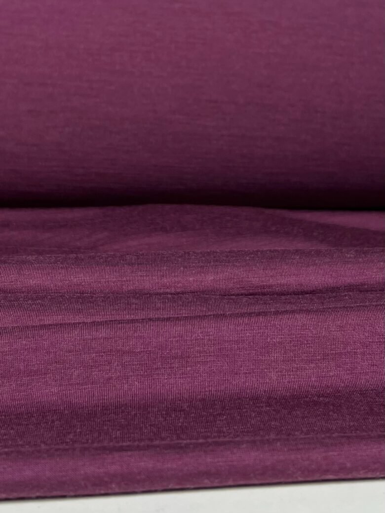 Merino vilnos elastingas trikotažas (premium kokybė) „Rose Violet“ 118