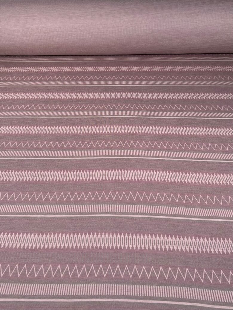 Merino vilnos elastingas trikotažas su raštu (premium kokybė) 129