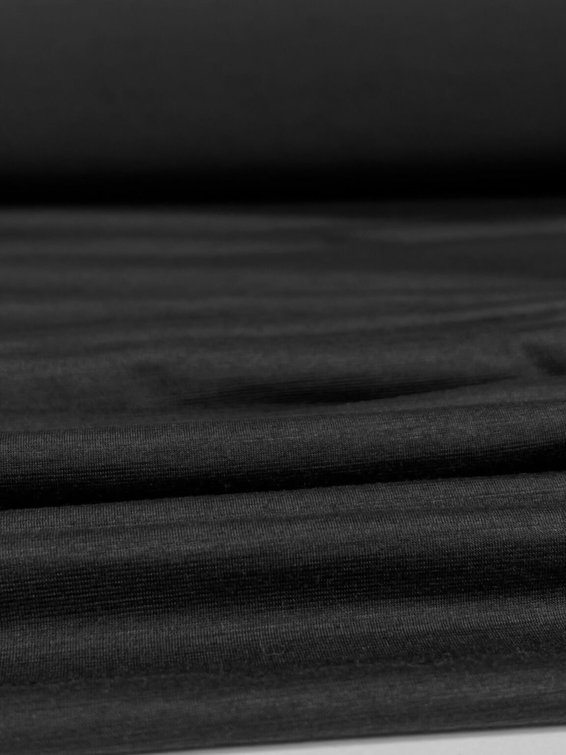 Merino vilnos elastingas trikotažas (premium kokybė) „Charcoal Grey“ 124