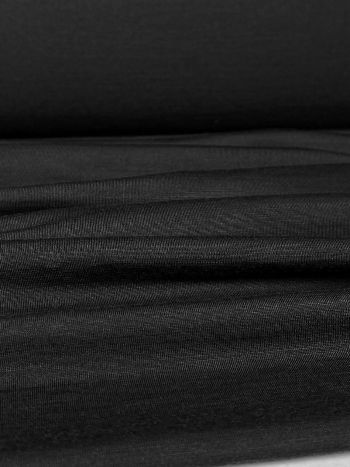Merino vilnos elastingas trikotažas (premium kokybė) „Black Grey“ spalvos 167