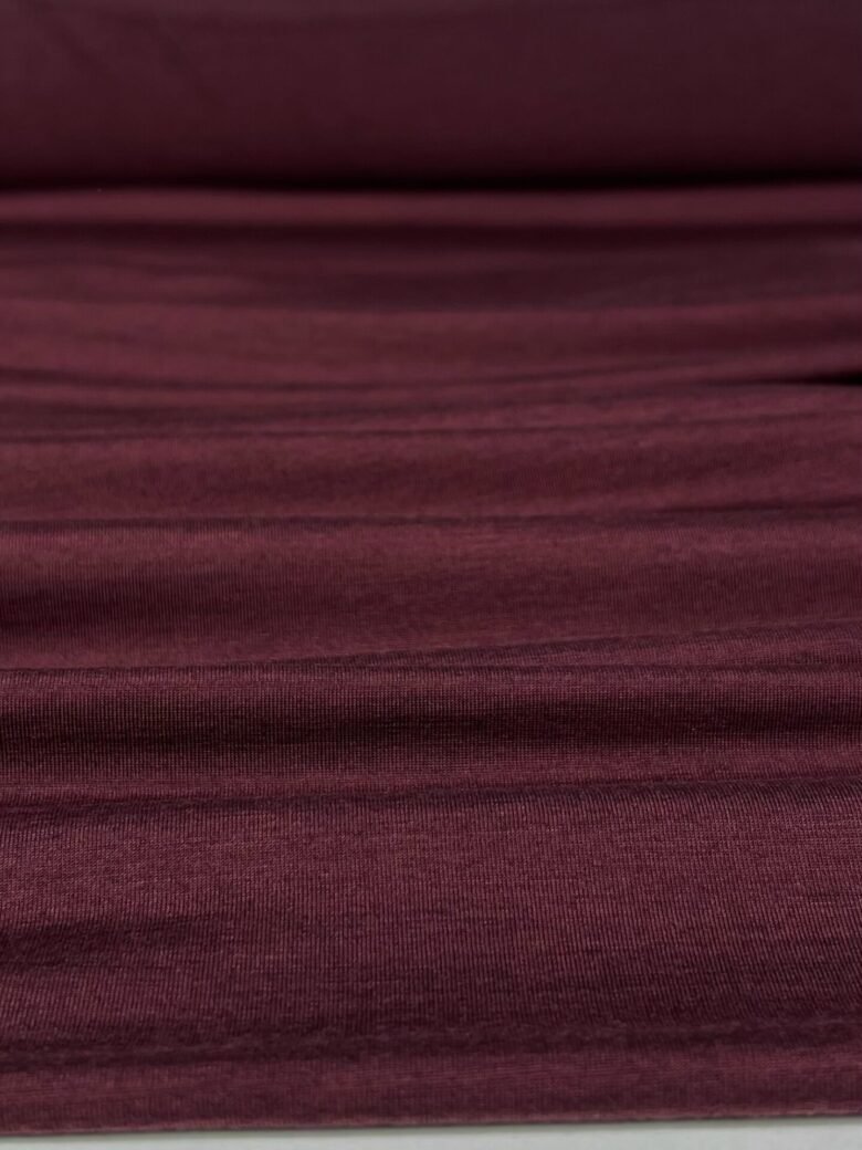 Merino vilnos elastingas trikotažas (premium kokybė) „Classic Bordo“ 116