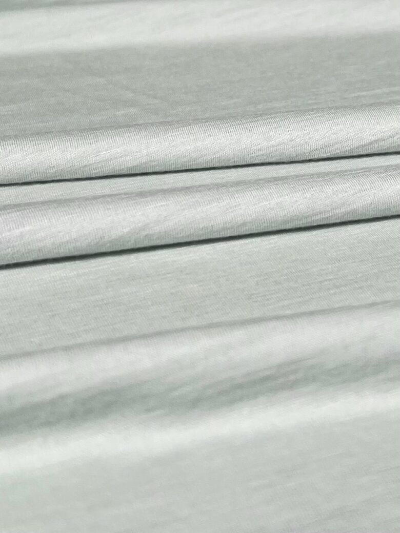 Merino vilnos elastingas trikotažas (premium kokybė) „Light Blue“ spalvos 027