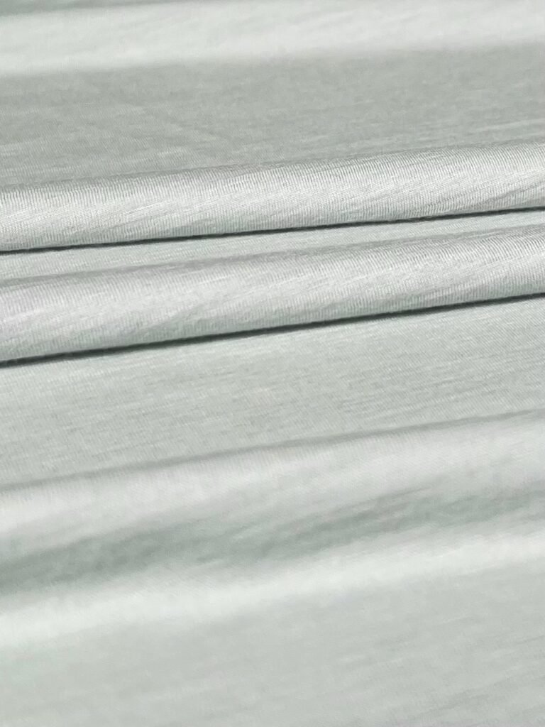 Merino vilnos elastingas trikotažas (premium kokybė) „Light Blue“ spalvos 027