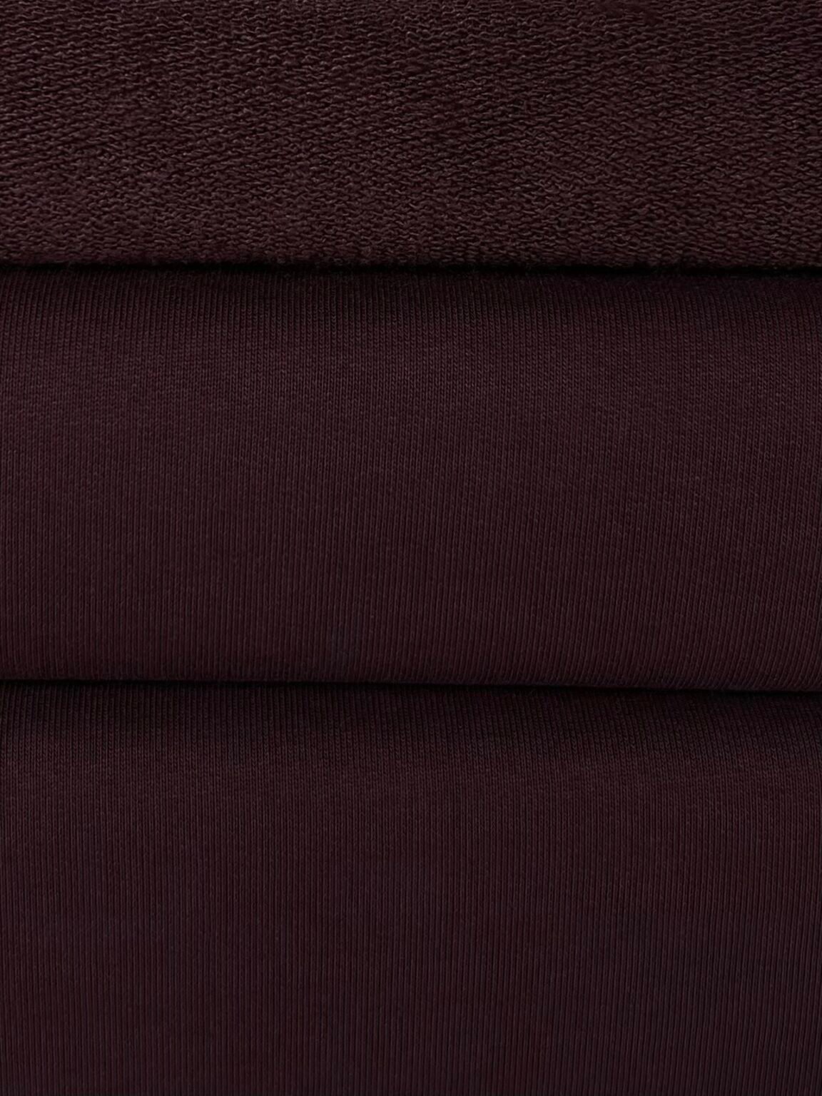 „Diagonal“ trisiūlis kilpinis trikotažas „Dark Marsala“ spalvos (KD41)