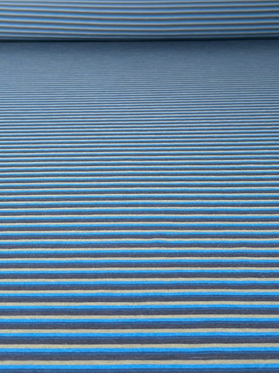 Merino vilnos elastingas trikotažas (premium kokybė) dryžuoto rašto „Coast“ 180
