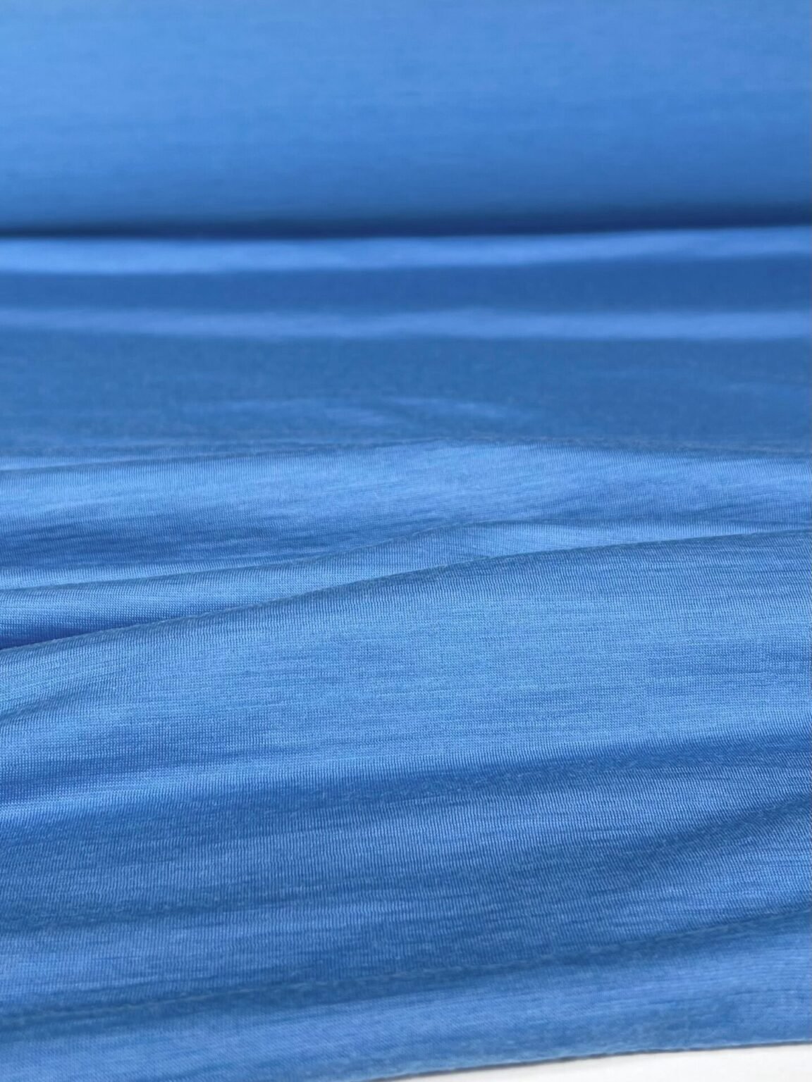 Merino vilnos elastingas trikotažas (premium kokybė) „Azure“ 117