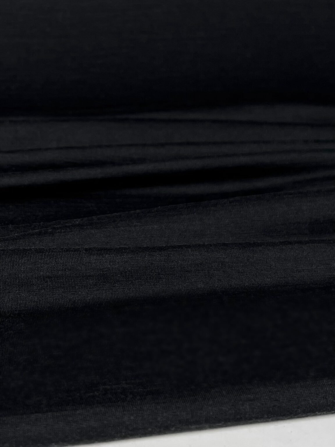 Merino vilnos ir natūralaus šilko elastingas trikotažas (premium kokybė) „Dark Graphite“ spalvos 152