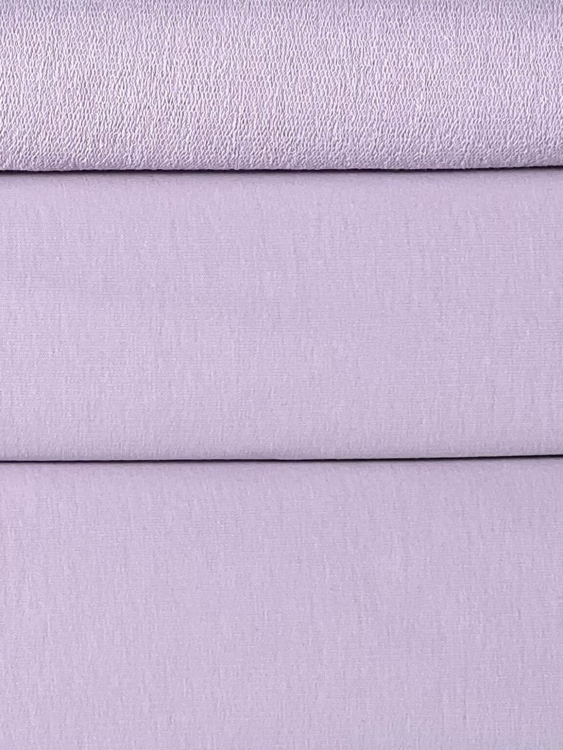 Dvisiūlis kilpinis trikotažas „Light Purple“