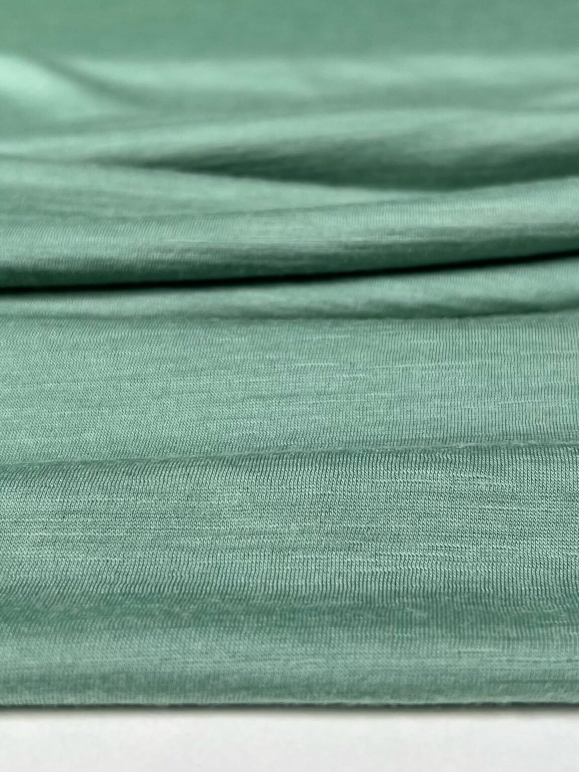 Merino vilnos elastingas trikotažas (premium kokybė) „Pastel Green“ spalvos 065