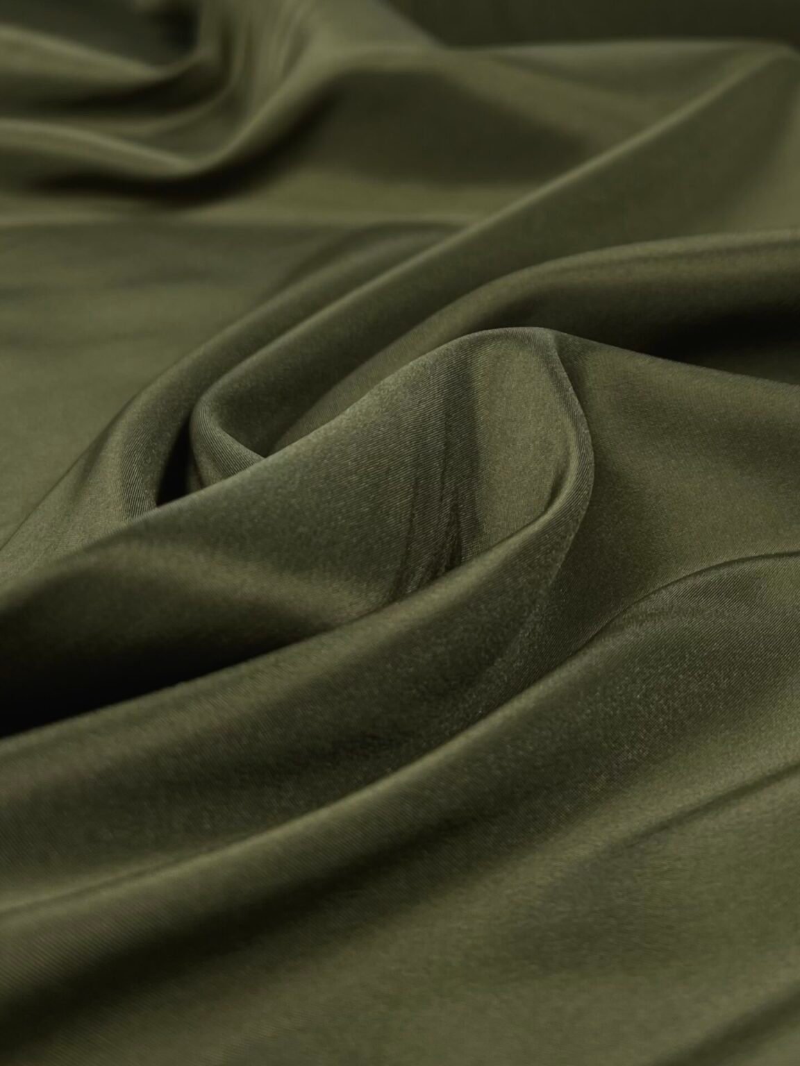 Вискозная подкладка с эластаном «Chaki Green»