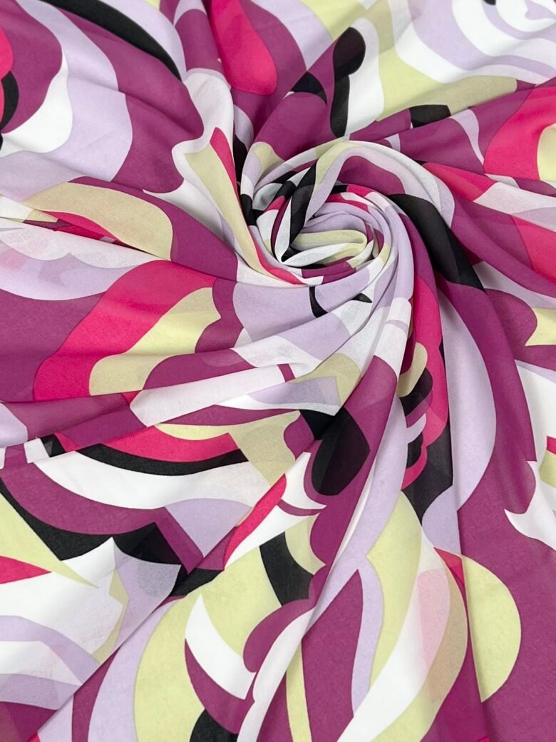 Šifonas su dizainu „Colorful Abstract“