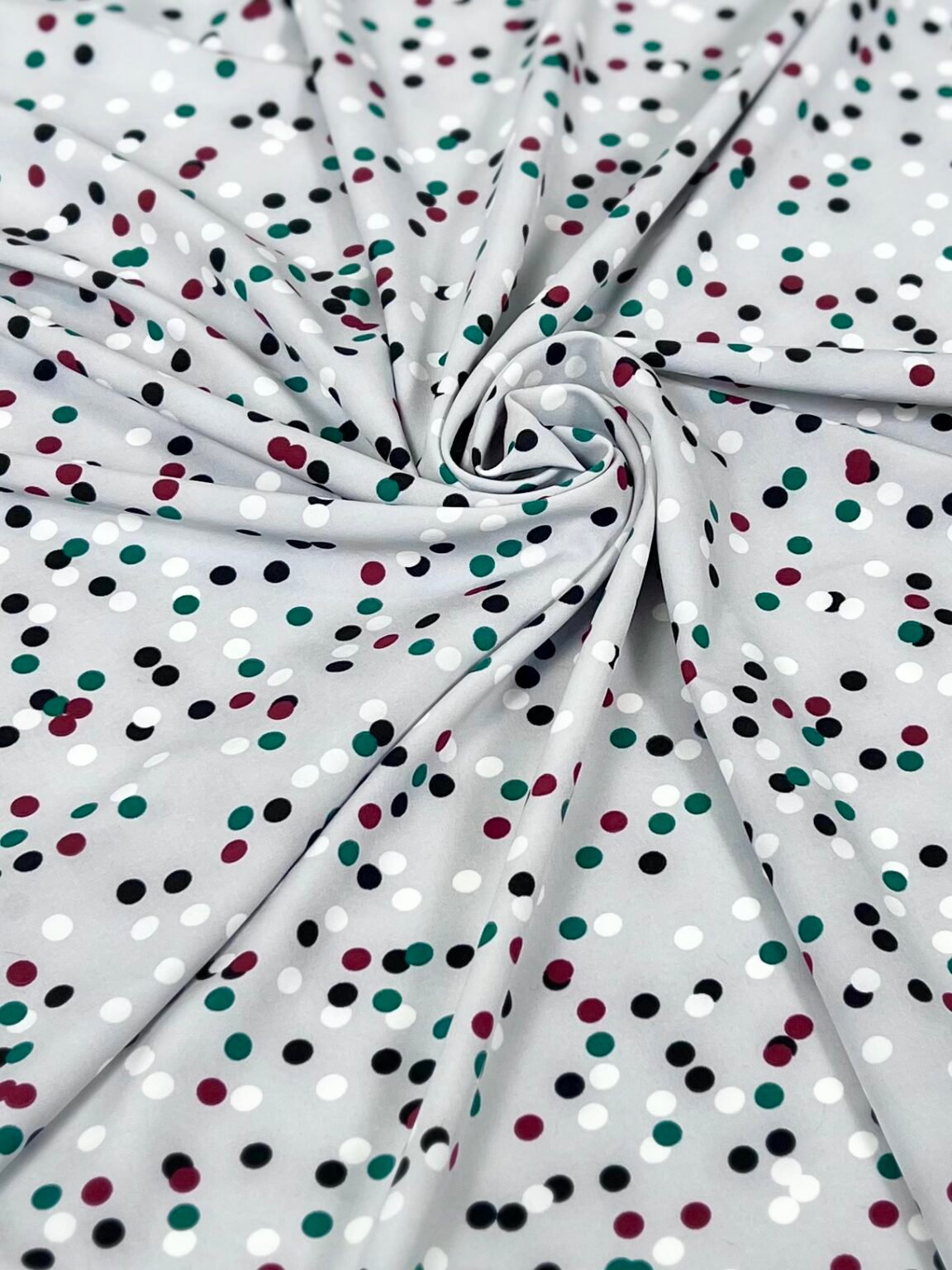 „Silky“ suknelinis audinys „Bubble Pop“ žydros spalvos