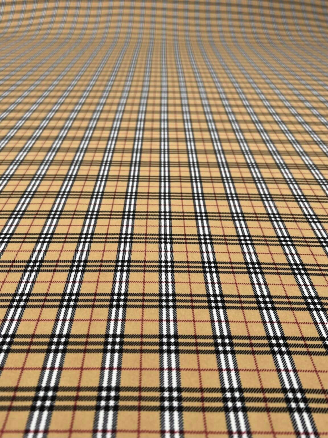„Silky“ suknelinis audinys „Burberry“ rašto garstyčių spalvos