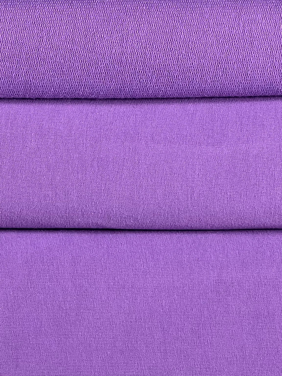 Dvisiūlis kilpinis trikotažas violetinės spalvos