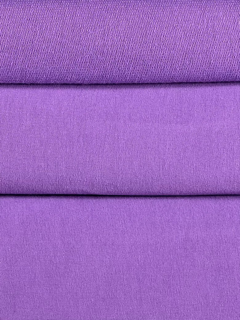 Dvisiūlis kilpinis trikotažas violetinės spalvos