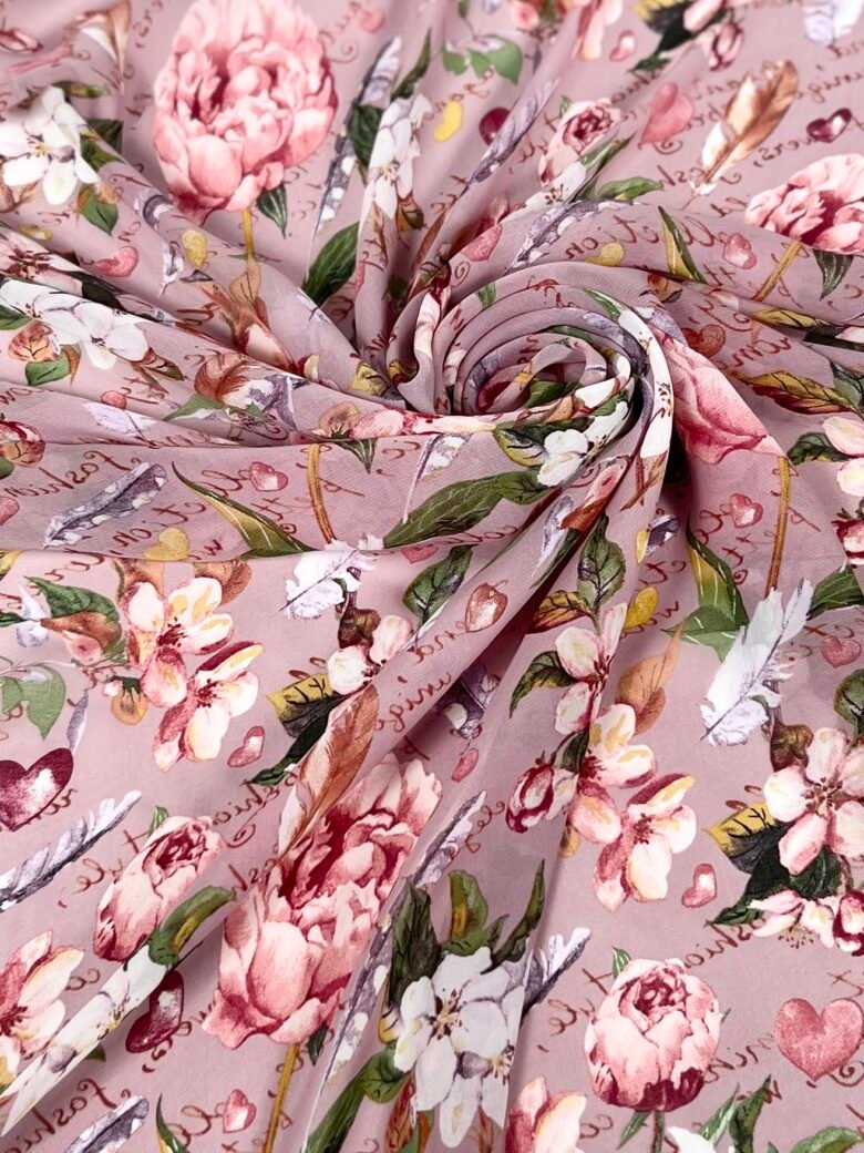 Šifonas su dizainu „Flower Glade“