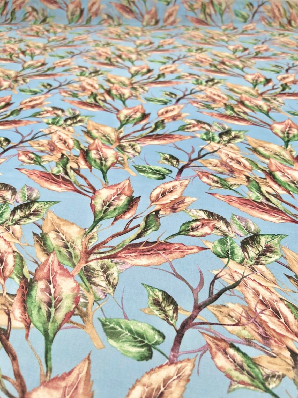 Šifonas su dizainu „Leaves“