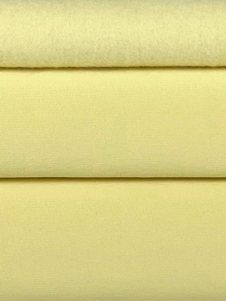 Trisiūlis kilpinis trikotažas su pūkeliu PENYE „Yellow Lemon“ (MX29)