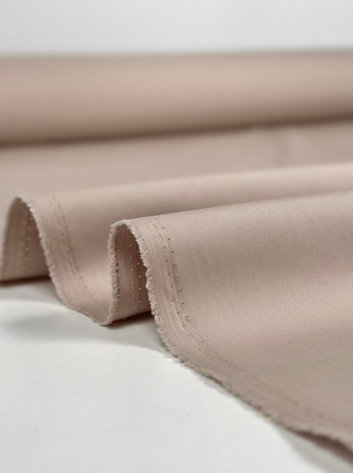 Medvilnės poplinas su elastanu „Beige“