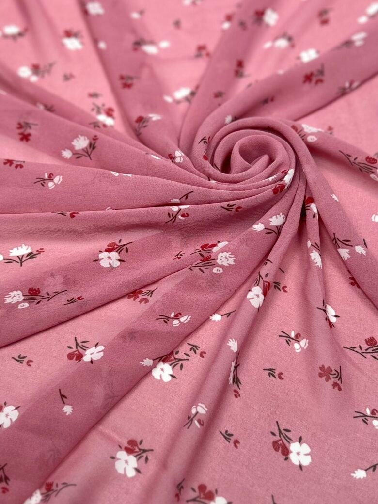 Šifonas su dizainu „Dusty Pink“
