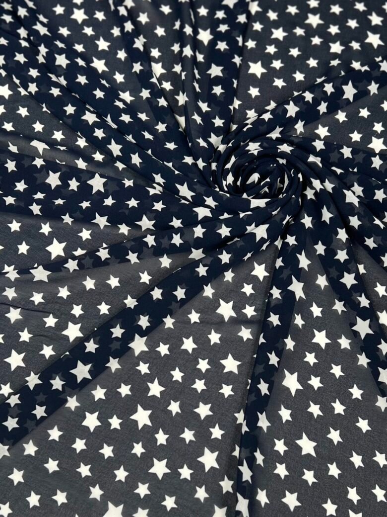 Šifonas su dizainu „Stars“
