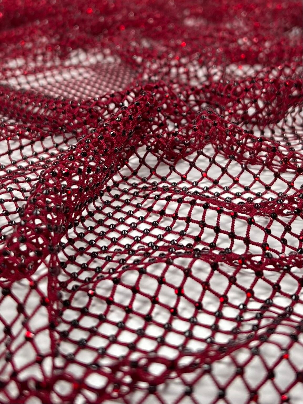 Tinklelis su kristalais „Burgundy“