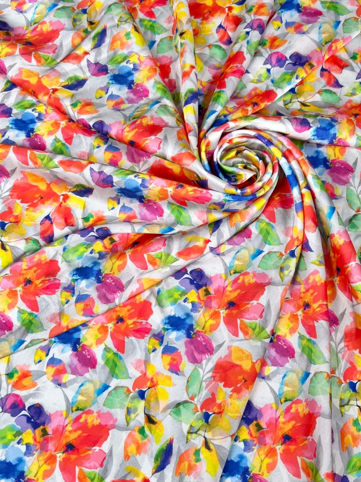 Armani šilkas (satinas) „Color Bloom“