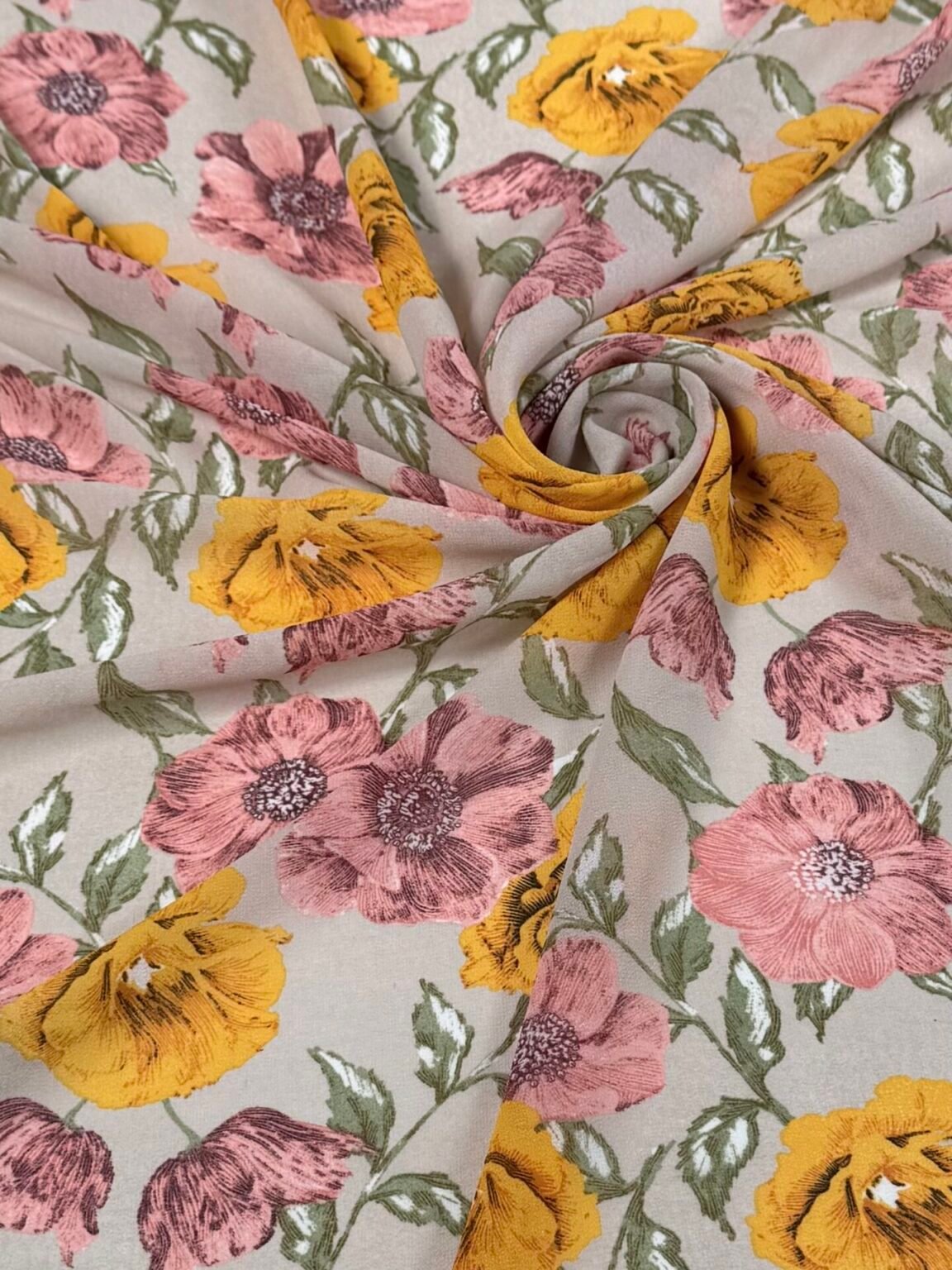 Эластичный шифон с дизайном «Soft Bloom»