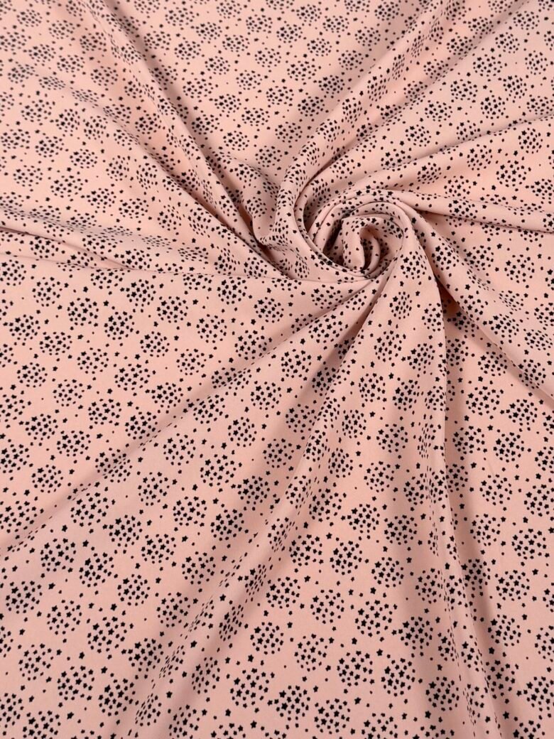 „SPH“ suknelinis audinys „Pink & Black“