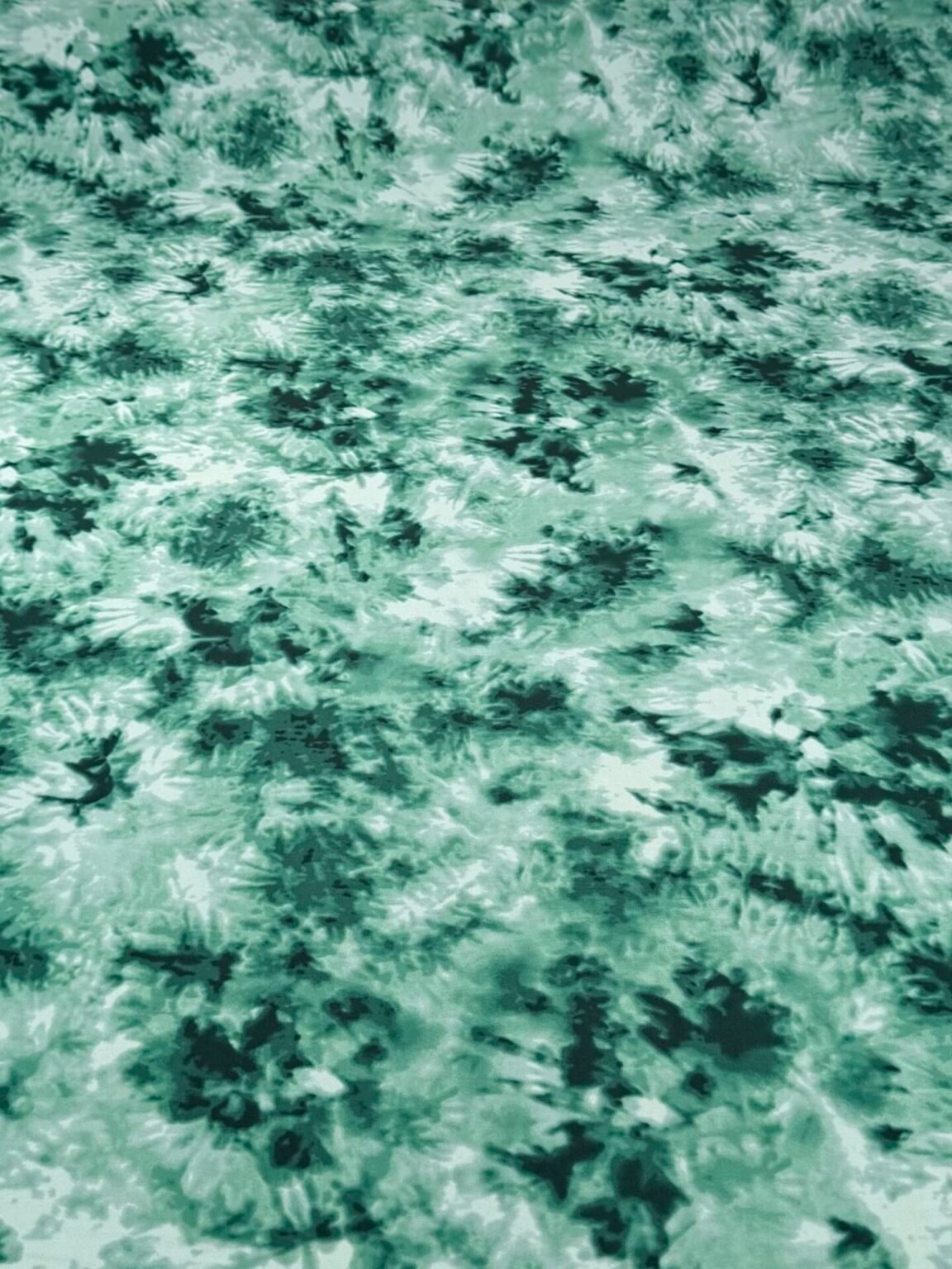 „SPH“ suknelinis audinys „Green Tie Dye“
